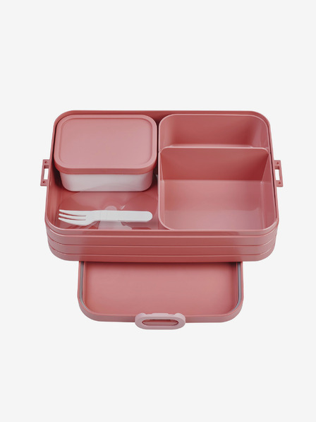 Mepal Tmavo ružový jedálenský box Mepal Bento