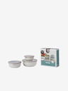 Mepal Set bielych misiek Mepal Cirqula Nordic White (3 ks)