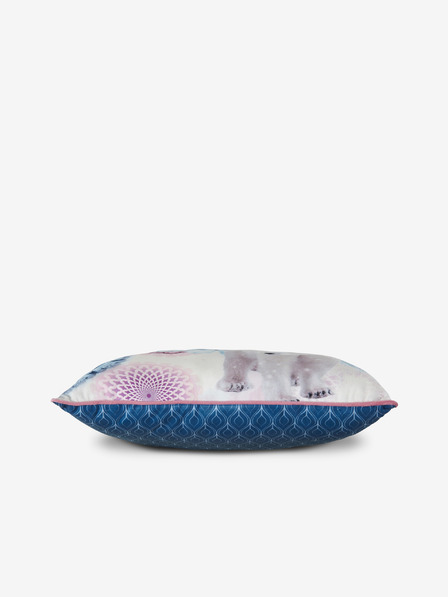 Hip Bedding 48 cm - Modrý vzorovaný obojstranný vankúš Home Hip Kodiak