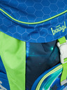 BAAGL  Modrý školský batoh Airy Futbalová lopta Baagl