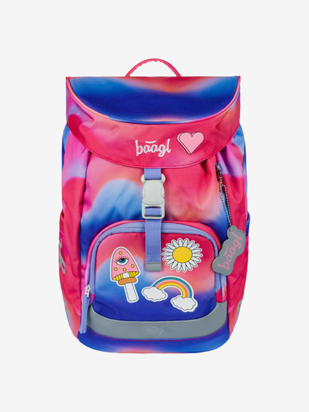 BAAGL  Červený školský batoh Airy Hippie Baagl