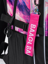 BAAGL  Ružový školský batoh Cubic Abstract Baagl