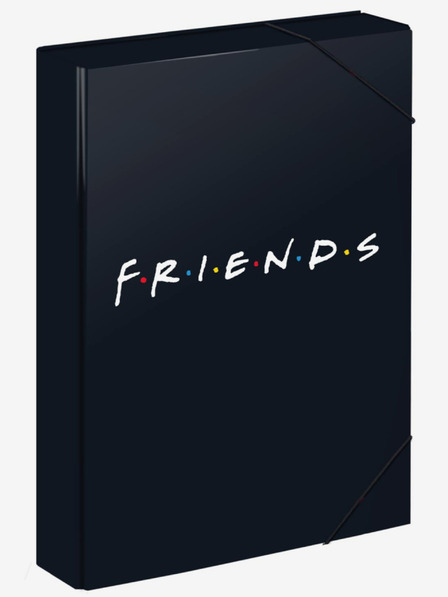 BAAGL  Čierny obal na školský zošit A4 Jumbo Friends Baagl
