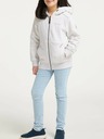 Ragwear Ragwear Theea biela dievčenská mikina na zips
