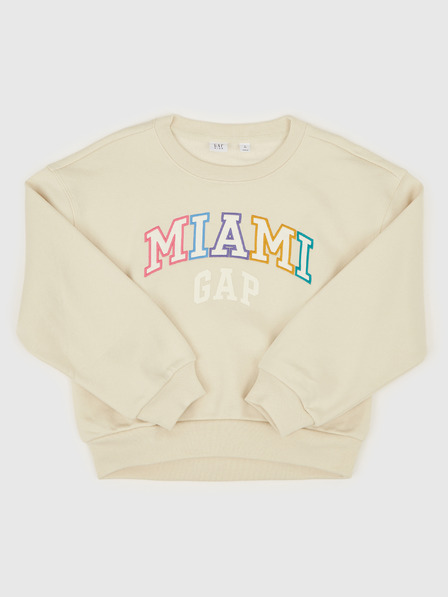 GAP Detská oversize mikina s logom GAP