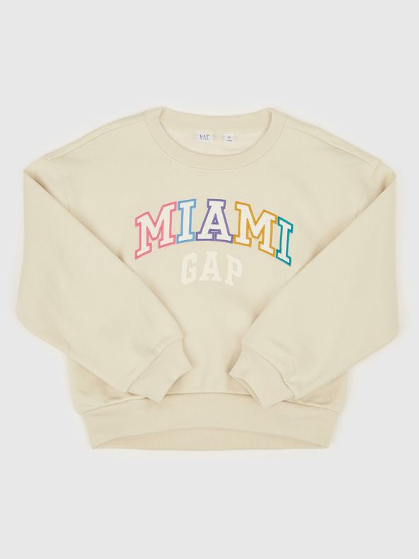 GAP Detská oversize mikina s logom GAP