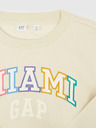 GAP Detská oversize mikina s logom GAP