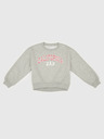 GAP Detská oversize mikina s logom GAP