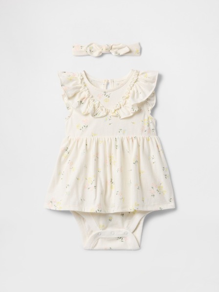 GAP Baby set šatu a čelenky GAP