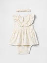 GAP Baby set šatu a čelenky GAP