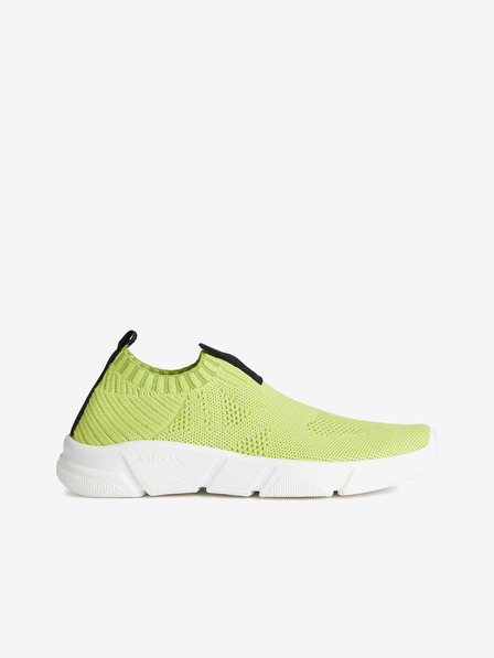 Geox Svetlozelené chlapčenské slip on tenisky Geox