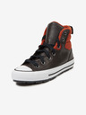 Converse Tmavohnedé členkové tenisky Converse