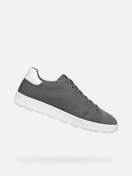 Geox Sivé pánske tenisky Spherica Ecub-1