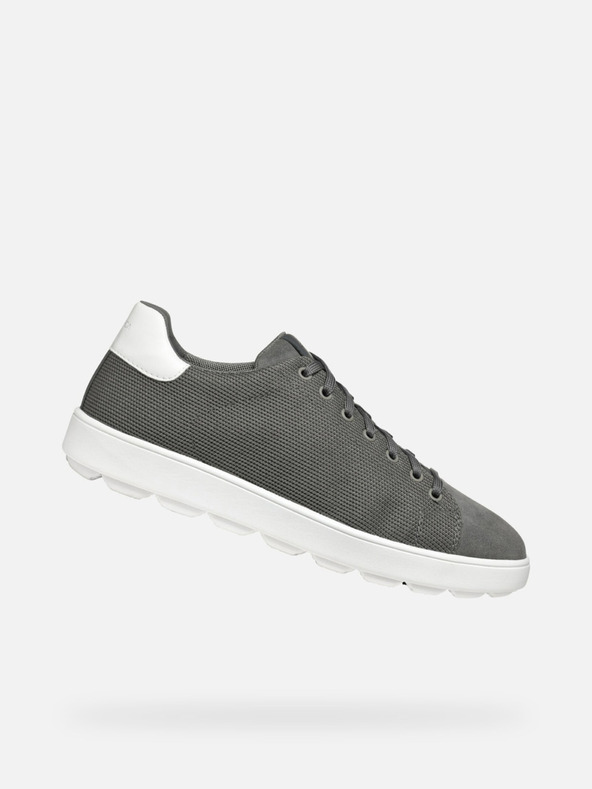 Geox Sivé pánske tenisky Spherica Ecub-1