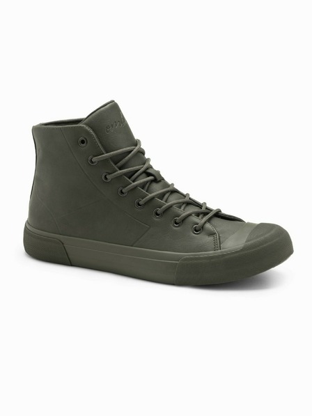 Ombre Clothing Pánske vysoké tenisky s gumovou špičkou Ombre Clothing