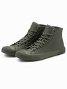 Ombre Clothing Pánske vysoké tenisky s gumovou špičkou Ombre Clothing