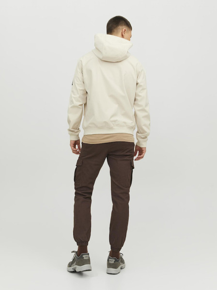 Jack & Jones Jack & Jones Basic pánska krémová softshellová bunda