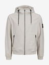 Jack & Jones Jack & Jones Basic pánska krémová softshellová bunda