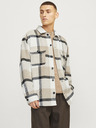 Jack & Jones Jack & Jones Pánske béžové vrchné tričko