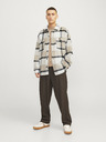 Jack & Jones Jack & Jones Pánske béžové vrchné tričko
