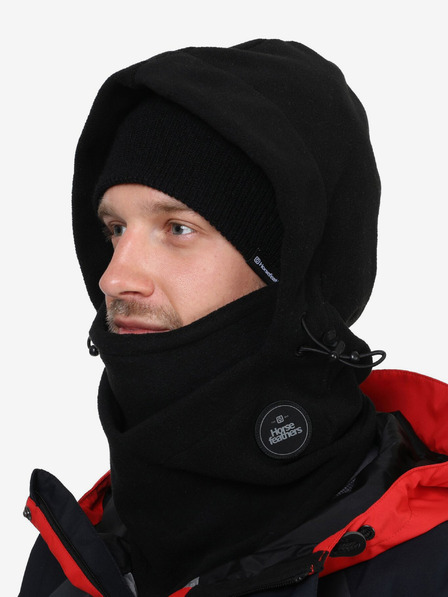 Horsefeathers Gene balaclava - čierna HORSEFEATHERS