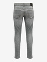 ONLY & SONS Svetlosivé pánske džínsy slim fit strihu s vyšívaným efektom ONLY & SONS Loom
