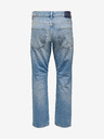 ONLY & SONS Modré voľné džínsy s roztrhaným efektom ONLY & SONS Edge