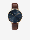 Daniel Wellington Tmavohnedé pánske kožené hodinky Daniel Wellington CLASSIC