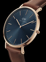 Daniel Wellington Tmavohnedé pánske kožené hodinky Daniel Wellington CLASSIC