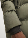 Jack & Jones Khaki pánsky zimný prešívaný kabát Jack & Jones Alpha