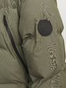 Jack & Jones Khaki pánsky zimný prešívaný kabát Jack & Jones Alpha