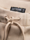 Ombre Clothing Pánske bavlnené teplákové šortky BASIC beige Ombre Oblečenie