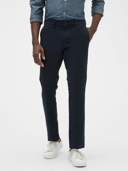 GAP Nohavice essential khaki skinny fit GapFlex GAP