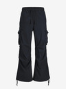 Jack & Jones Čierne pánske cargo nohavice Jack & Jones Parachute