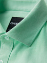 Ombre Clothing Pánska bavlnená oxfordská košeľa v pastelových farbách - mentolová Ombre Clothing