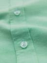 Ombre Clothing Pánska bavlnená oxfordská košeľa v pastelových farbách - mentolová Ombre Clothing