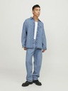 Jack & Jones Modré pánske tričko Jack & Jones Santorini Denim Top