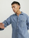 Jack & Jones Modré pánske tričko Jack & Jones Santorini Denim Top
