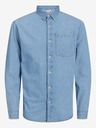 Jack & Jones Modrá pánska džínsová košeľa Jack & Jones Creek