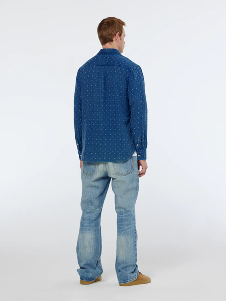 Scotch & Soda Modrá pánska džínsová košeľa Scotch & Soda