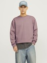 Jack & Jones Ružová pánska mikina Jack & Jones