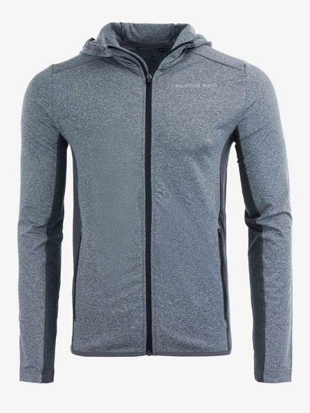 ALPINE PRO Pánska mikina ALPINE PRO KOPED dk.true grey