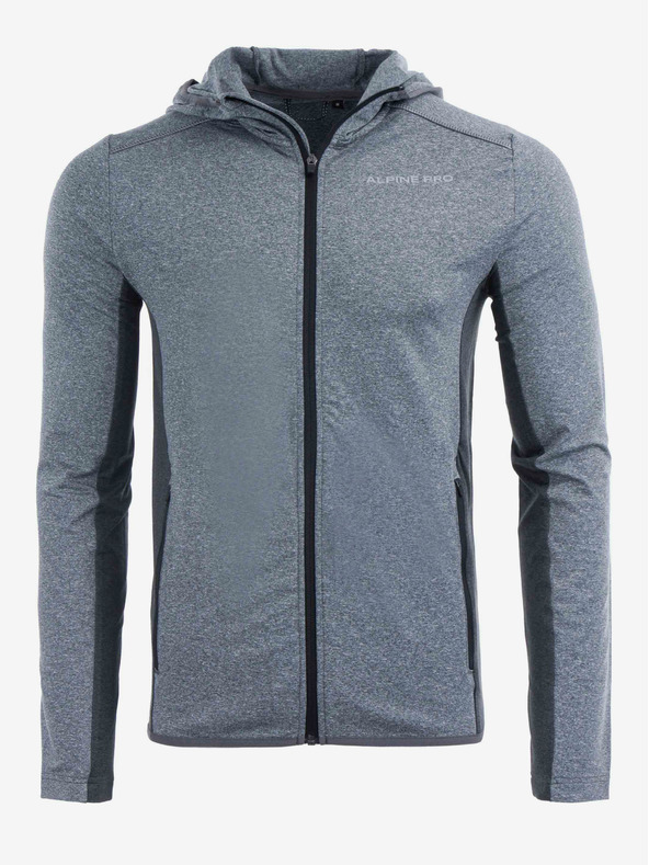 ALPINE PRO Pánska mikina ALPINE PRO KOPED dk.true grey