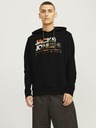 Jack & Jones Čierna pánska mikina Jack & Jones