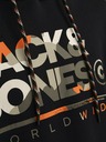 Jack & Jones Čierna pánska mikina Jack & Jones