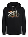 Jack & Jones Čierna pánska mikina Jack & Jones