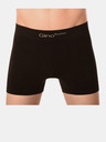 gino Pánske boxerky Gino Seamless Bamboo Boxers Black