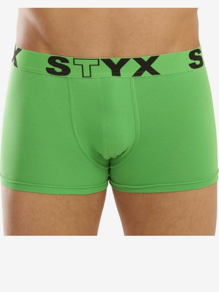 Styx Pánske boxerky Styx športové elastické zelené