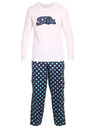 Styx Pánske pyžamo Styx Polka Dot
