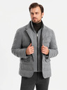 Ombre Clothing Pánska bunda s ombré oblečením